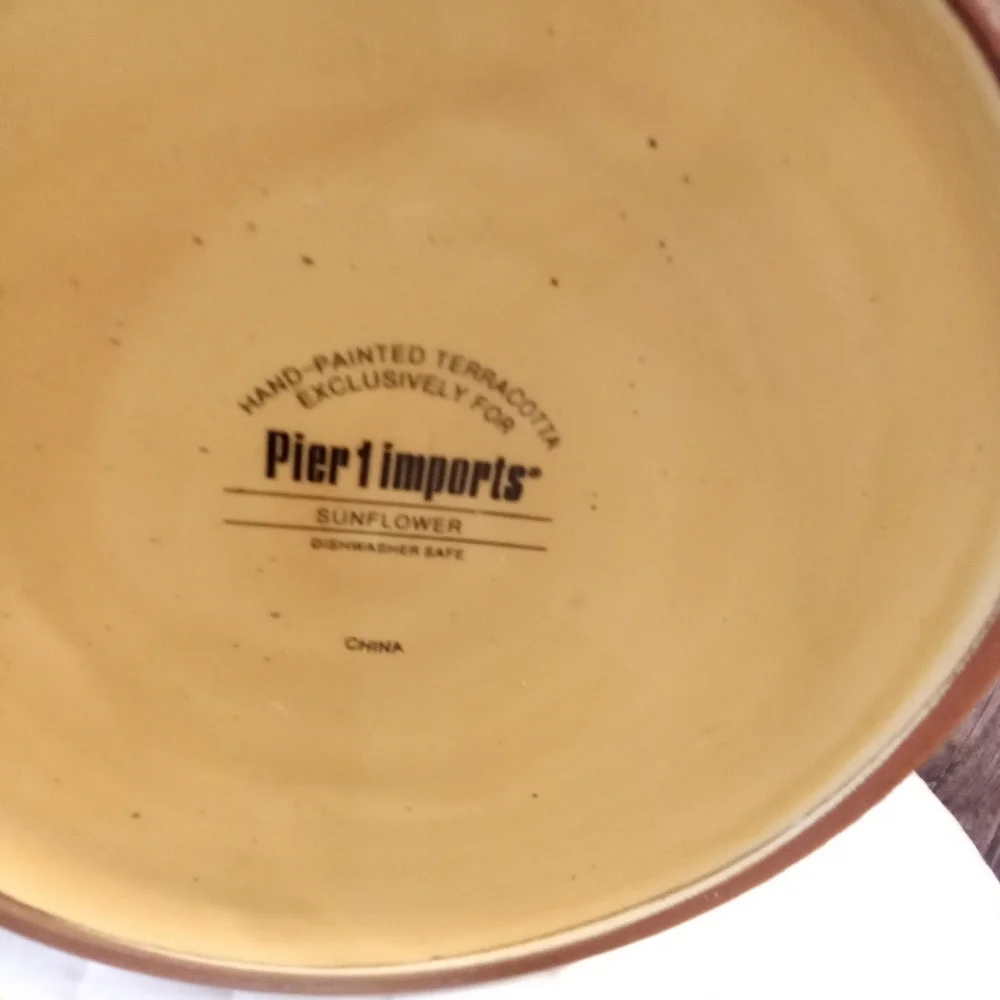 Sunflower Ceramic Jar with Lid